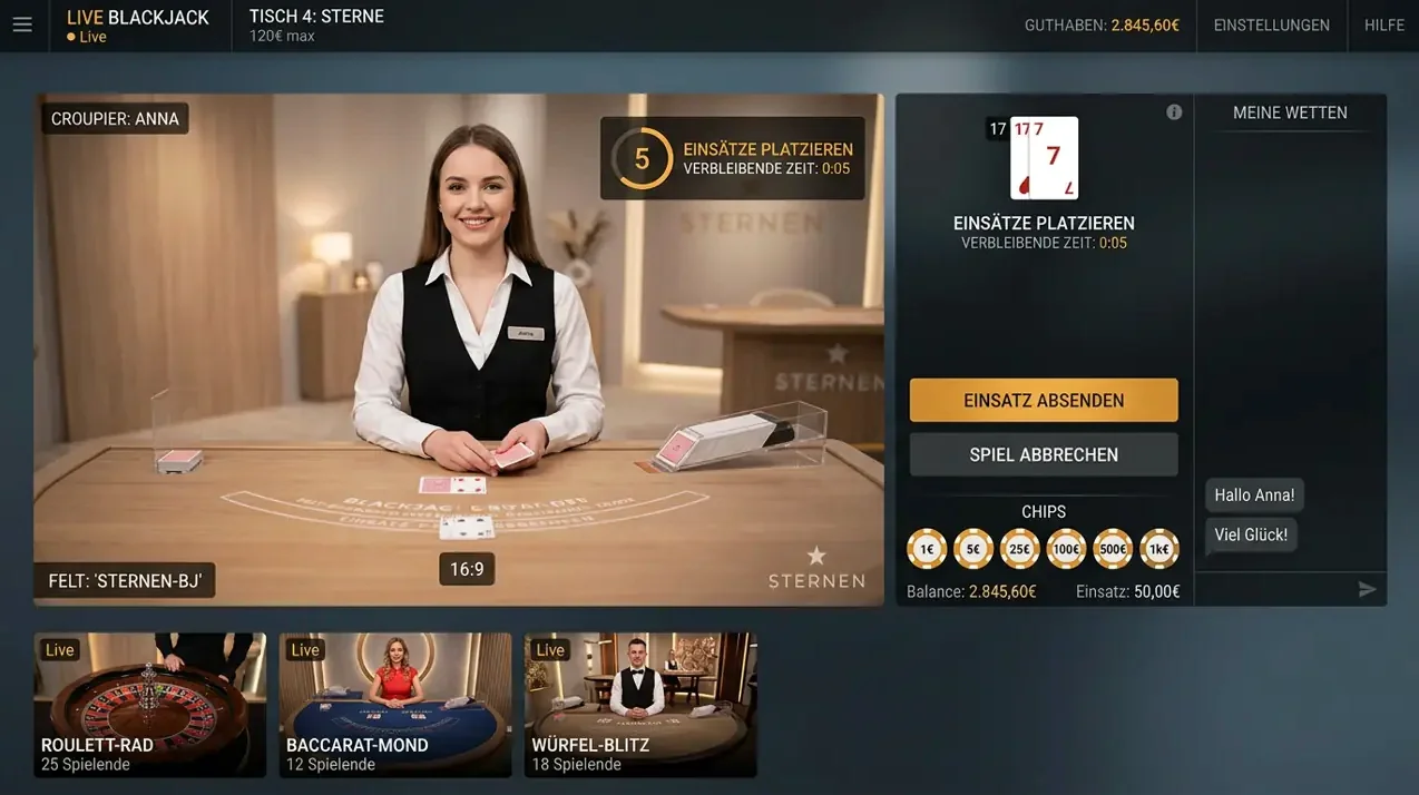 Wild Fortune: Live Casino